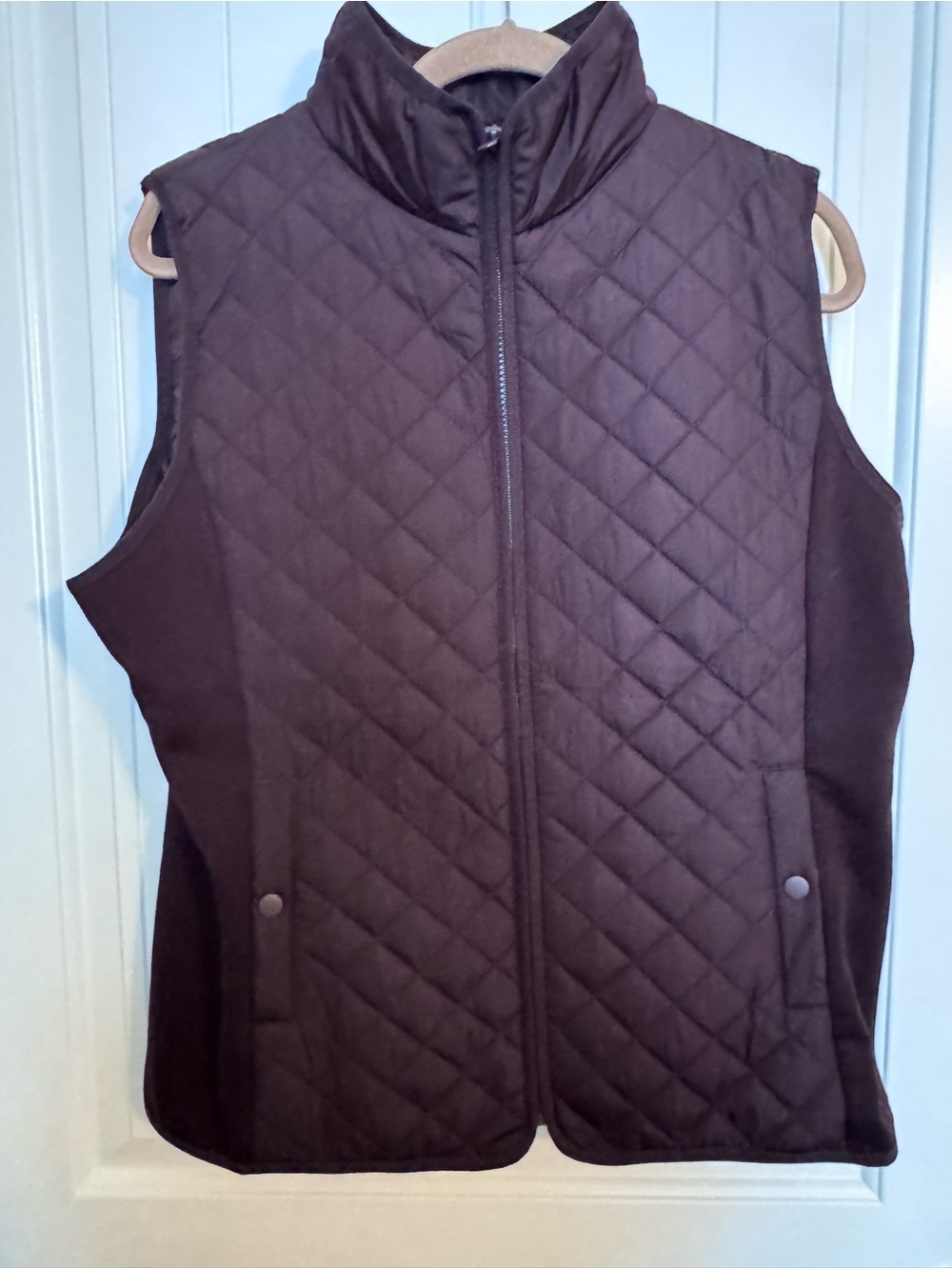 Quilted Plum Women's Vest - Like new